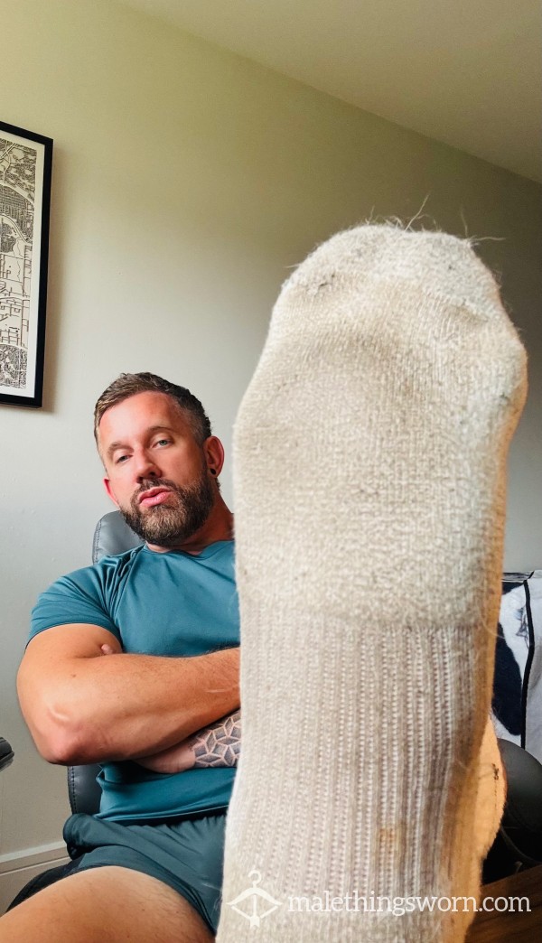 Ripe Post Workout White Socks