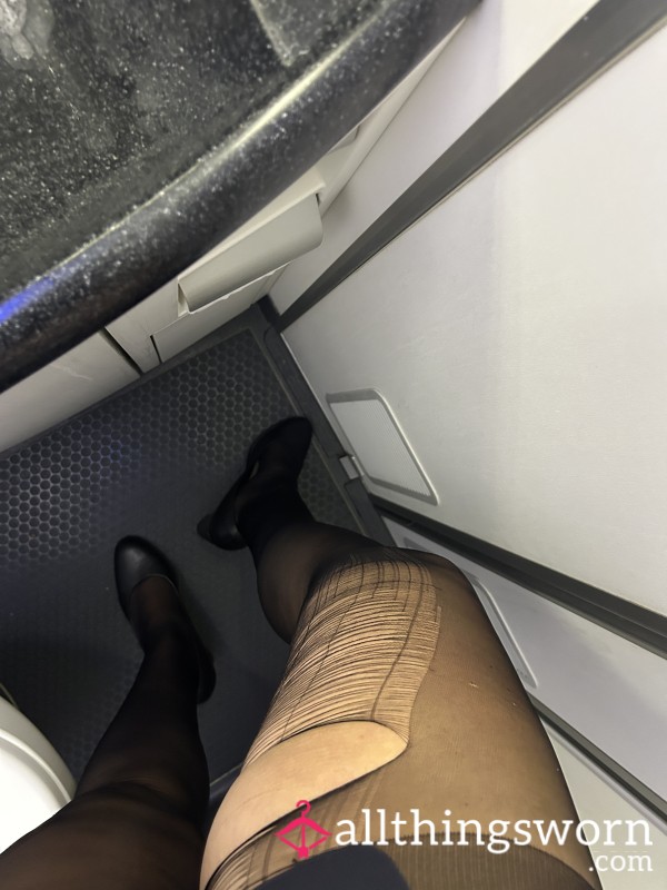Ripped Cabin Crew Tights