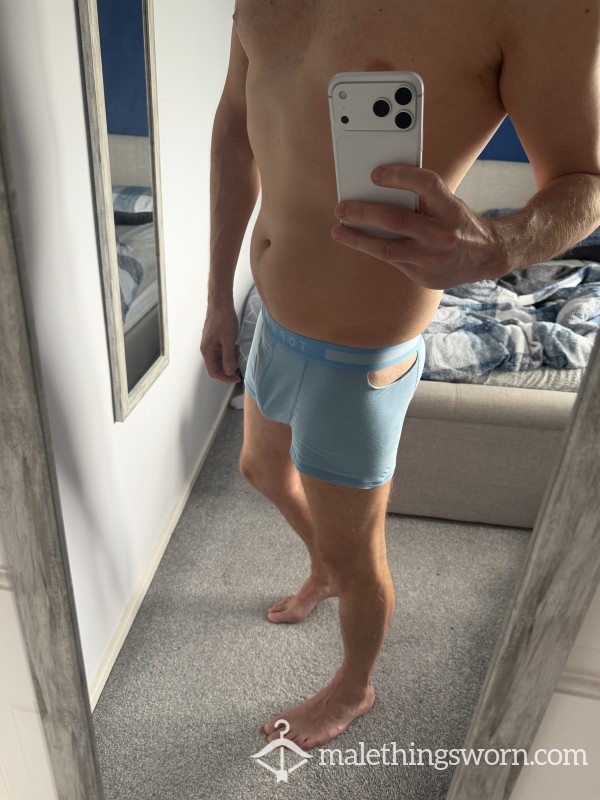 Ripped Holy Old Blue Topman Boxers