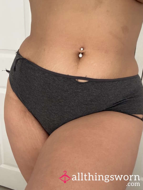 Ripped, Stained Worn Out Panties