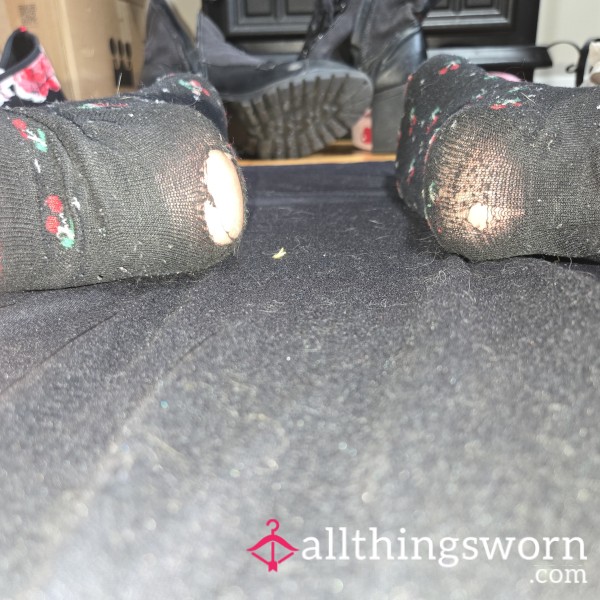 Ripped Up, Worn Out 🍒 Socks || Custom Photo And Shipping Incl