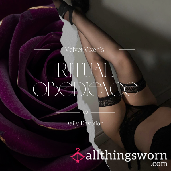 Ritual Obedience ⋆ Daily Devotion