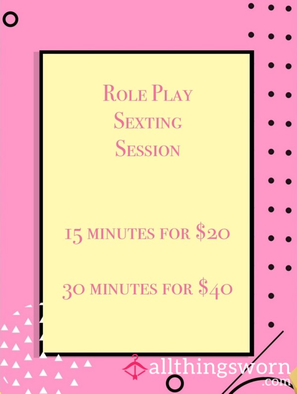 Roleplay S**ting Session