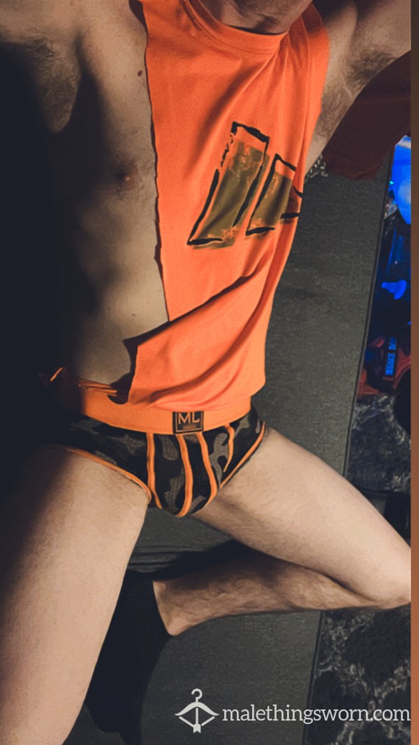 Roscoe’s Battle-Ready Camo Briefs: Sweat-Soakedee Seduction From The Frontlines