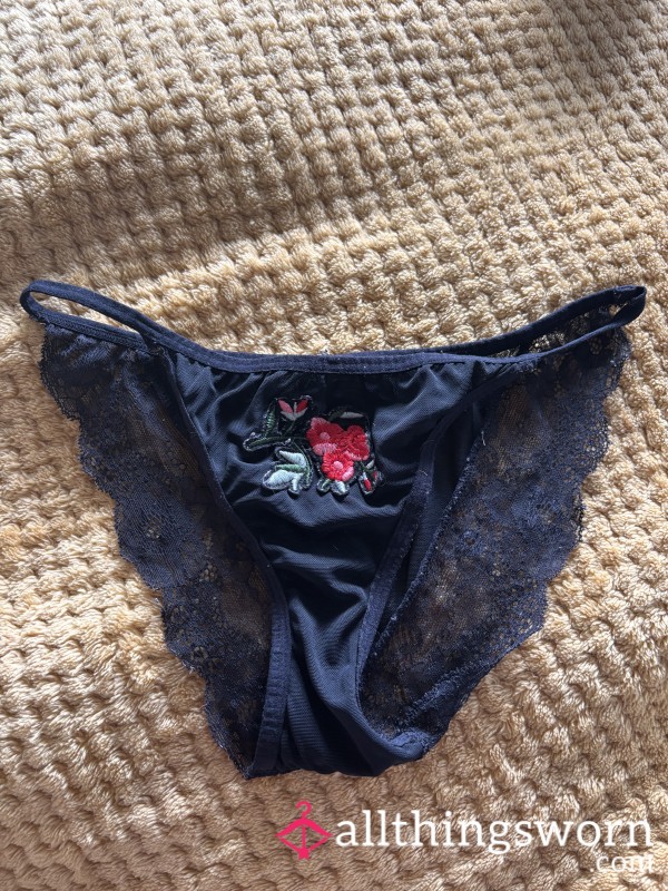 🌹 Rose Detail Lace Panties - 24 Hour Wear 🌹