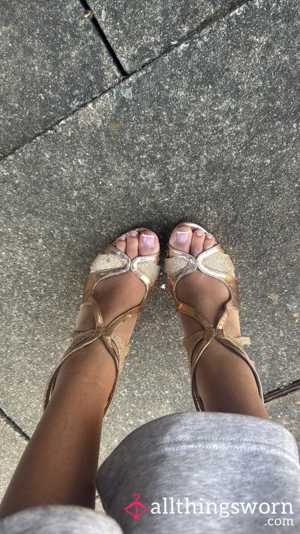 Rose Gold Heels.