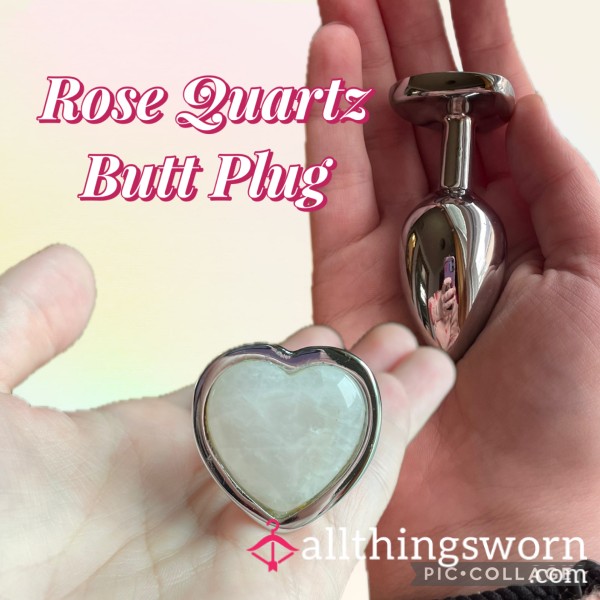Rose Quartz Bu*t Plug: Attract Love While You Give Yourself Love