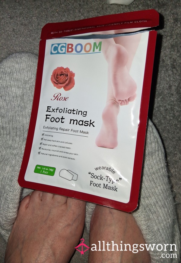 Rose 🌹 Scented Foot P**l Mask 🌹