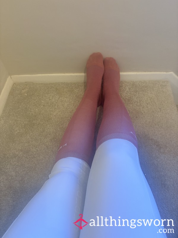 Rose Shimmer Kentucky Riding Socks – Worn At Show Jumping Competition