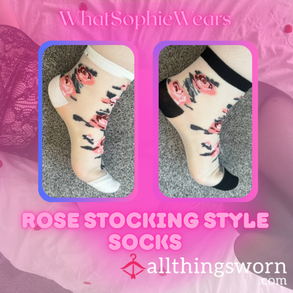 Rose Stocking Style Socks