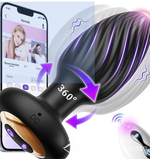 Rotating App Controlled Bu*t Plug