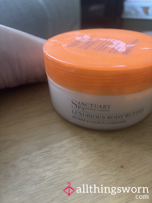 Rubbing Cream Into My Dry Feet
