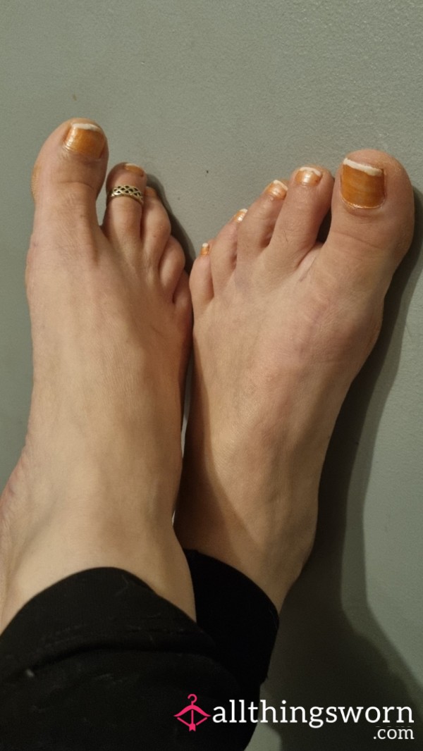 Rubbing Cream Into My Feet