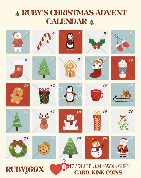 🎄 Ruby’s Christmas Advent Calender 🎄