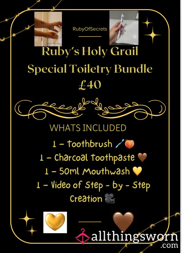 Ruby’s Holy Grail - Special Toiletry Bundle