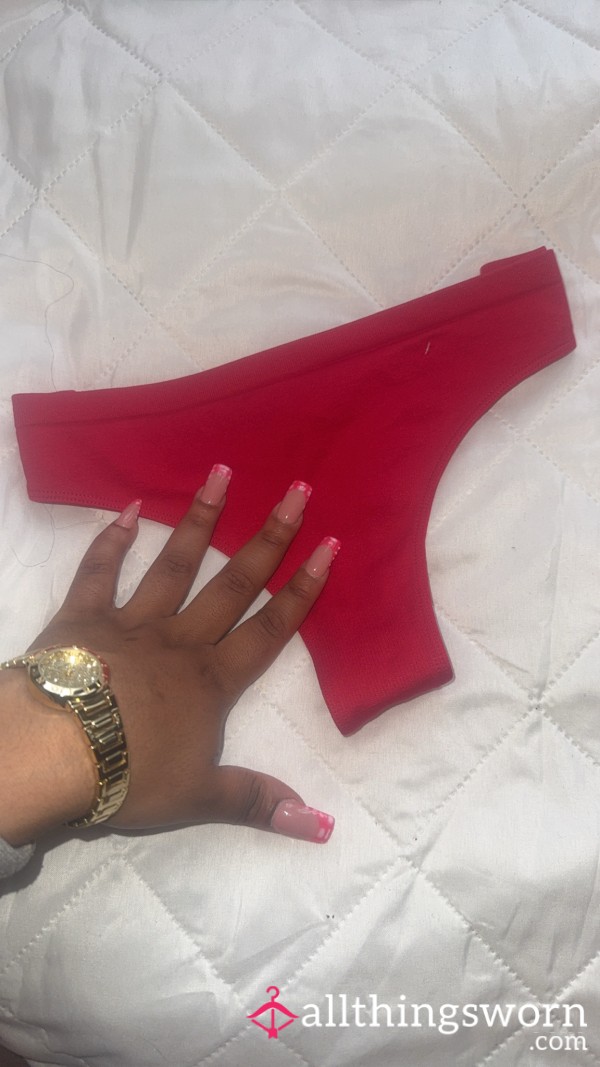 🌹 Ruby’s Red Pa**ion Silk Thong 🌹