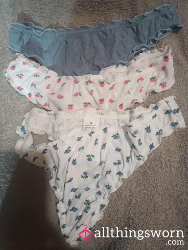 Ruffle Thongs