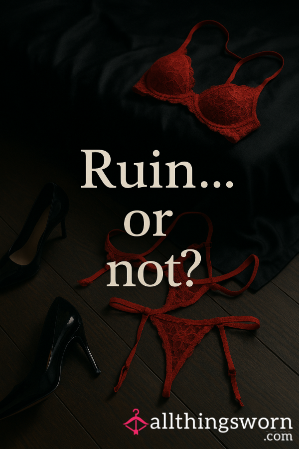 Ruin For Me… Or Don’t. JOI With Ruin Control