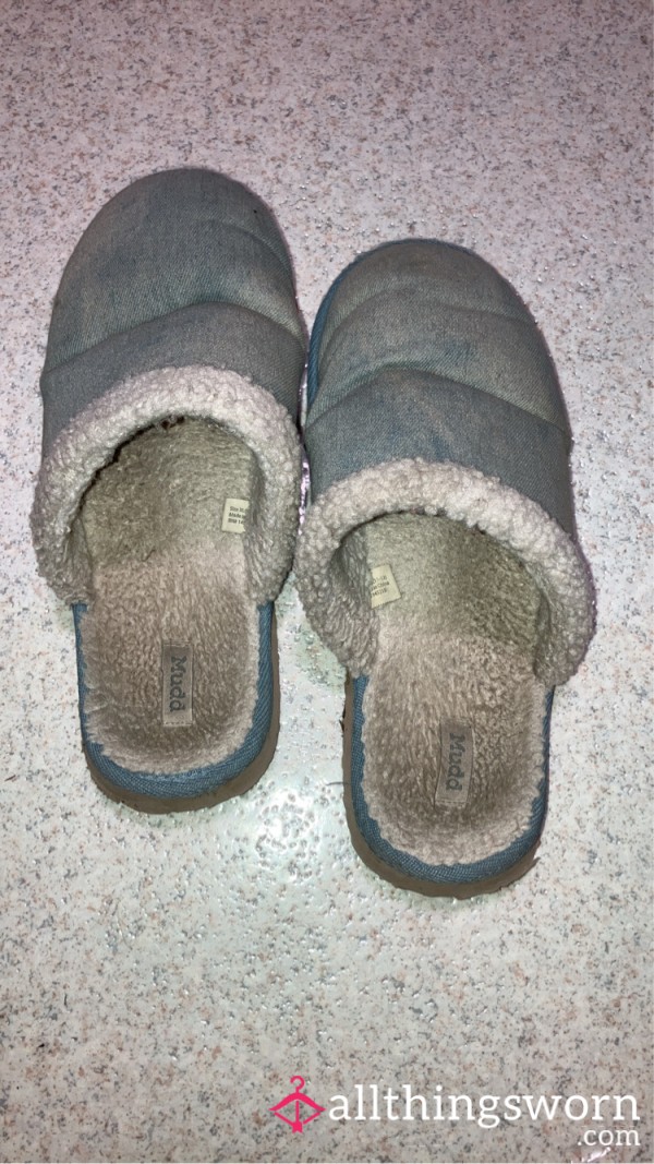 RUINED INSIDE/OUTSIDE SLIPPERS