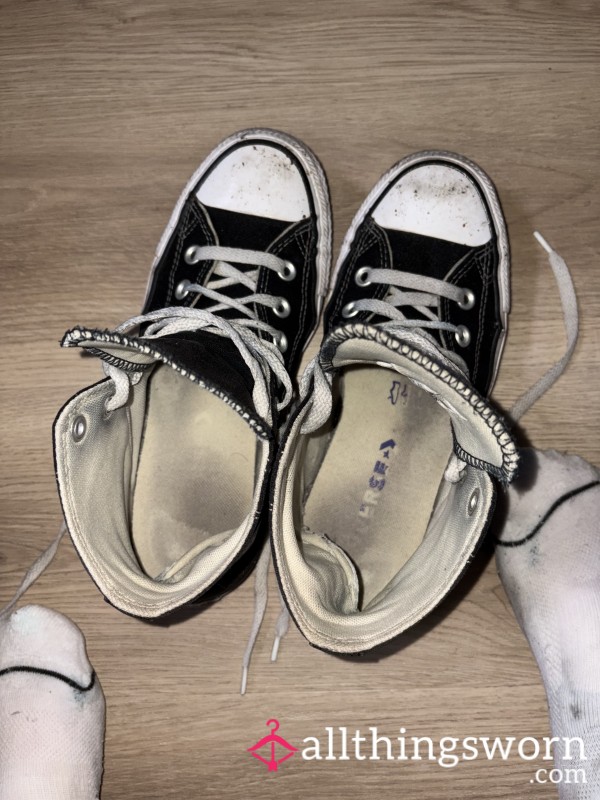 Ruined & Smelly High Top Converses