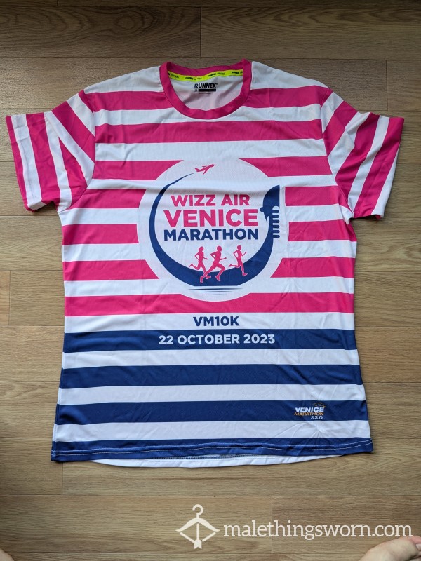 Runnek - Official Venice Marathon Running Shirt - XL - New Condition 🇮🇹🏃