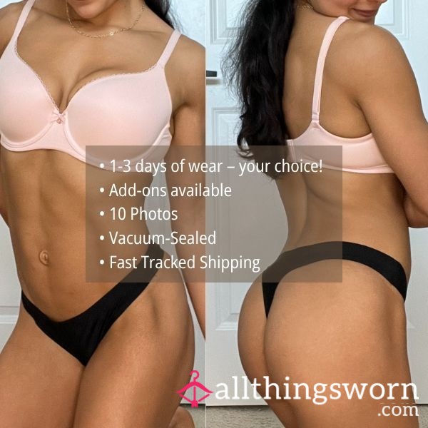 S BLACK SEAMLESS NO SHOW THONG PANTY (1429)