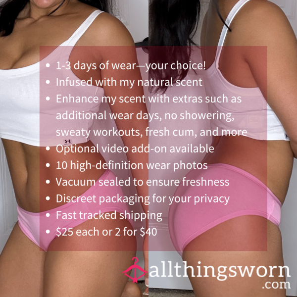 S BLUSHING PINK CLa**IC FULL-COVERAGE BRIEF PANTY (1883)