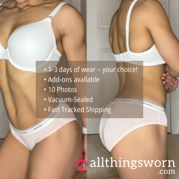 S CALVIN KLEIN LIGHT PINK COTTON MODAL BIKINI PANTY (1383)