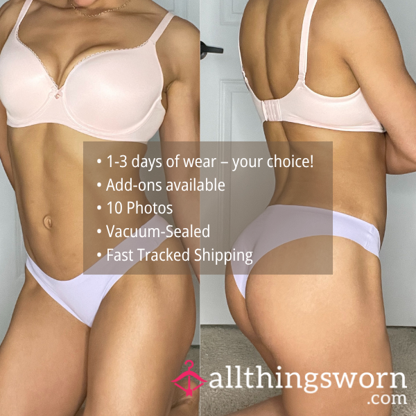 S LAVENDER SEAMLESS SOFT STRETCH BIKINI CHEEKY PANTY (1406)