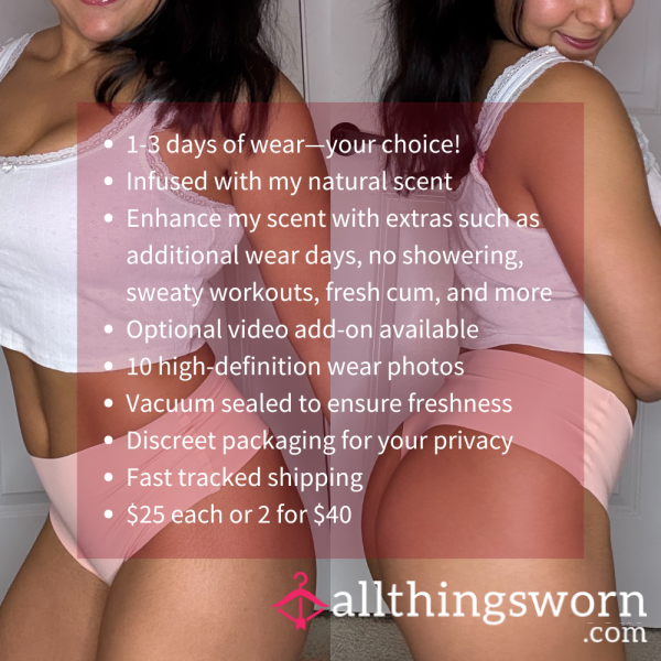 S LIGHT BLUSH-PINK HIGH WAISTED MICROFIBER SEAMLESS NO-SHOW THONG (1829)