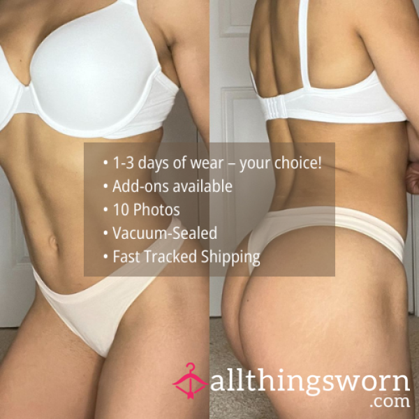 S VICTORIA'S SECRET PINK BRAND BEIGE LIGHT TAN HIGH-LEG SEAMLESS SATIN-LIKE THONG PANTY (1323)
