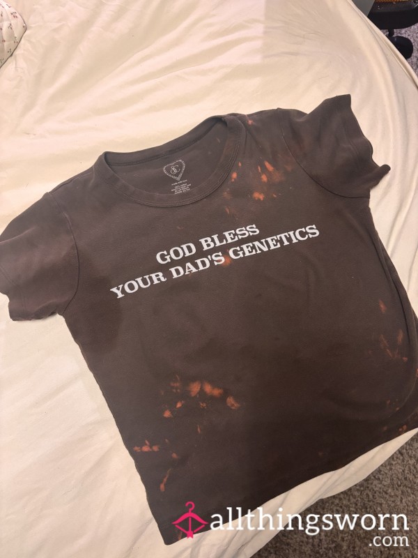 Sabrina Carpenter Official Short And Sweet Concert Sweaty Crop Top