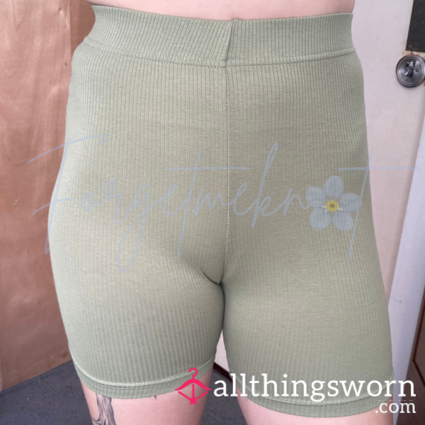 Sage Green Comfy Shorts