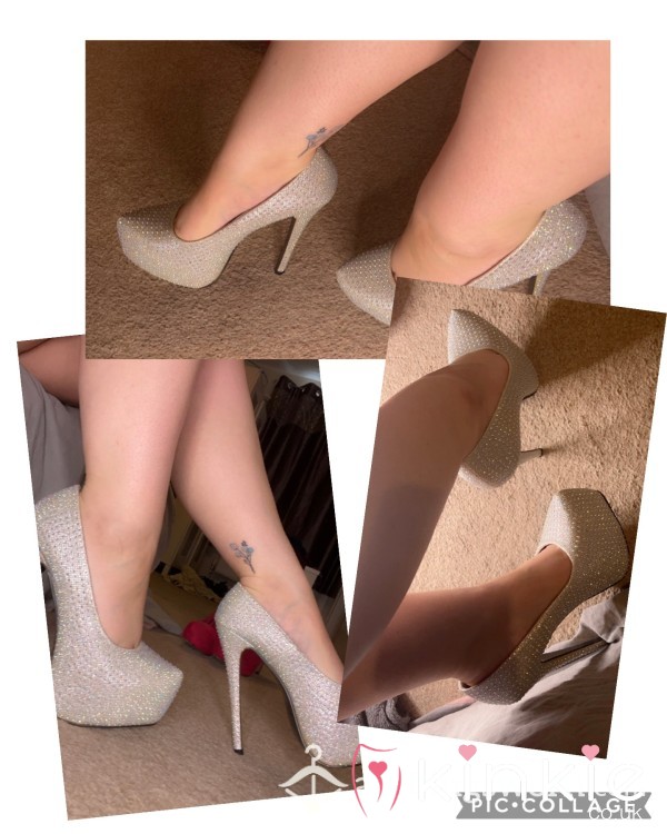 SALE🔥 Absolute Stunning Diamonte Platform High Heels! 💎👠