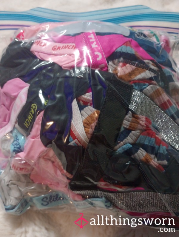 27 Pairs OF PANTIES 🛍️SALE BAG 🛍️$15EACH  -shipping Included 24hr Base Wear XO