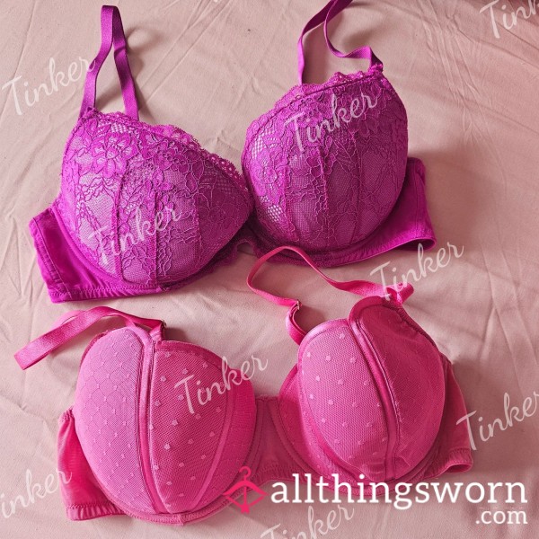 SALE - Very Well Worn Ann Summers Bra Pink/purple