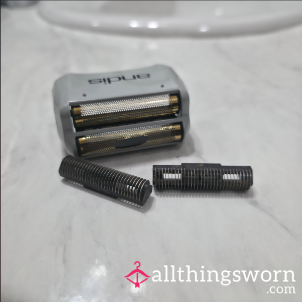 SALON TOOLS | Trashed Andis Foil Shaver Head & Blades From The Salon