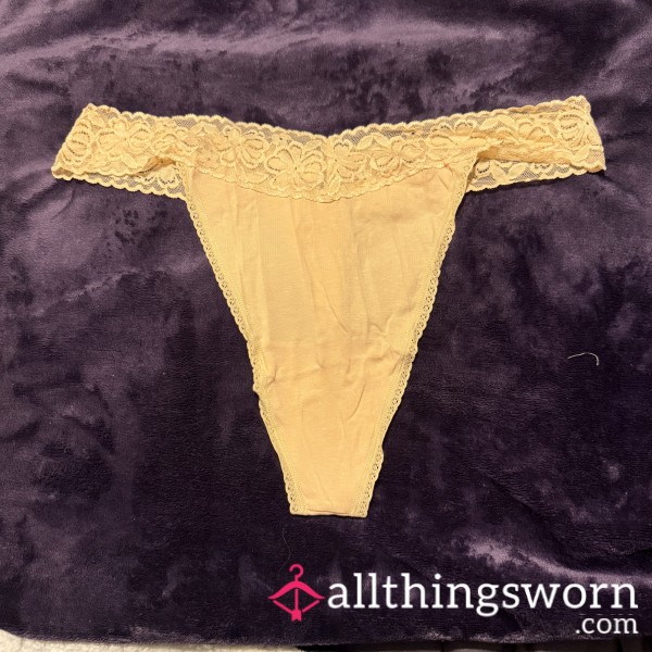 Sand Cotton Thong