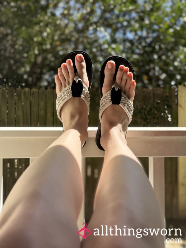 Sandals Black And White