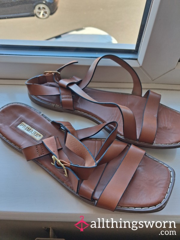 Sandals Well Used
