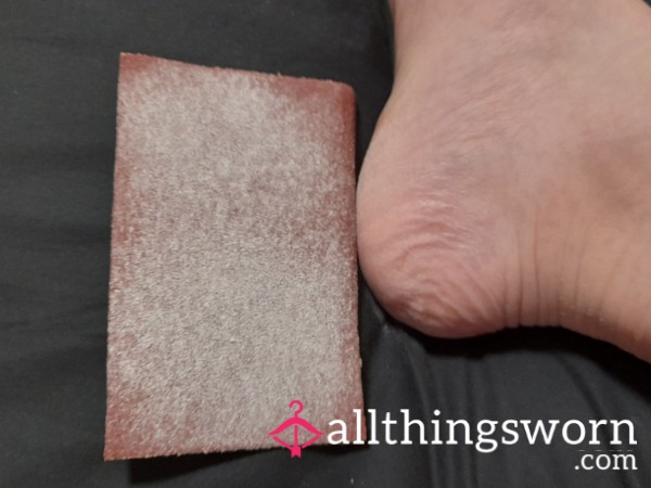 Sandpaper Foot Dust