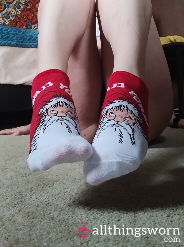 Sandy Claws Nightmare Before Christmas Ankle Socks 🎅