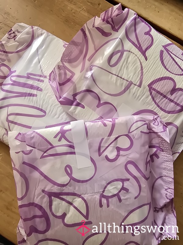Sanitary Pads Worn 24 Hours