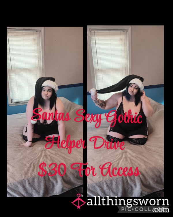 🎄🖤Santas S**y Gothic Helper Drive 🖤🎄