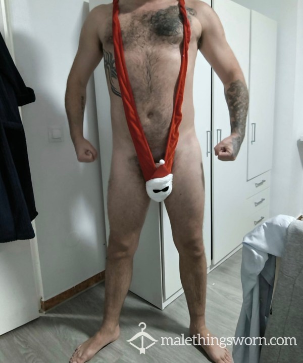 Santa's Thong 24 Hours Wear On Christmas Eve / Day