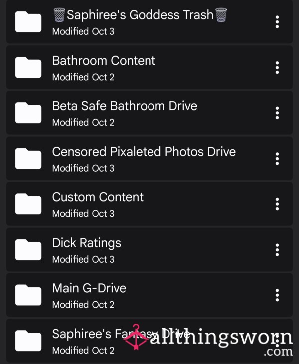 Saphiree's 🖤NEW🖤 Entire Drive Access Deal 🚨Early Access To NEW Drive🚨