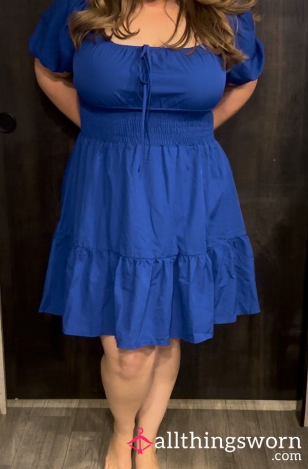 Sapphire Blue Sundress