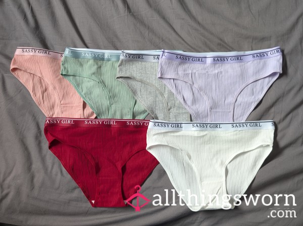 Sa**y Girl Cotton Briefs In 6 Colours
