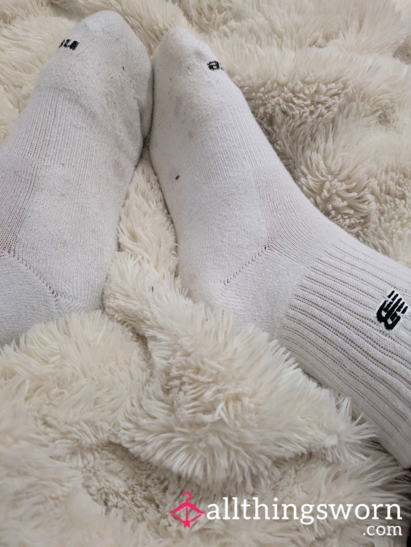 Sa**y Nurse Yoga And Pilates New Balance Worn Socks