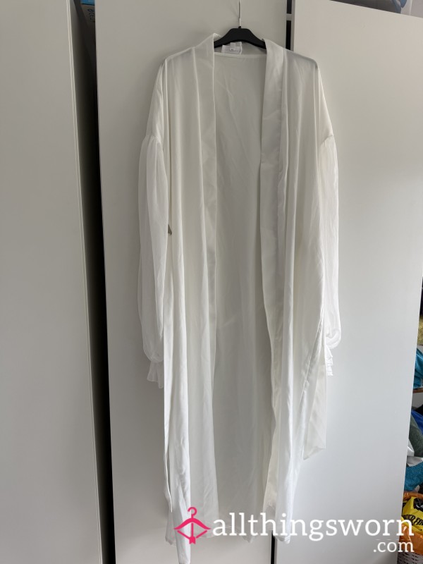 Satin And Chiffon Slip Robe